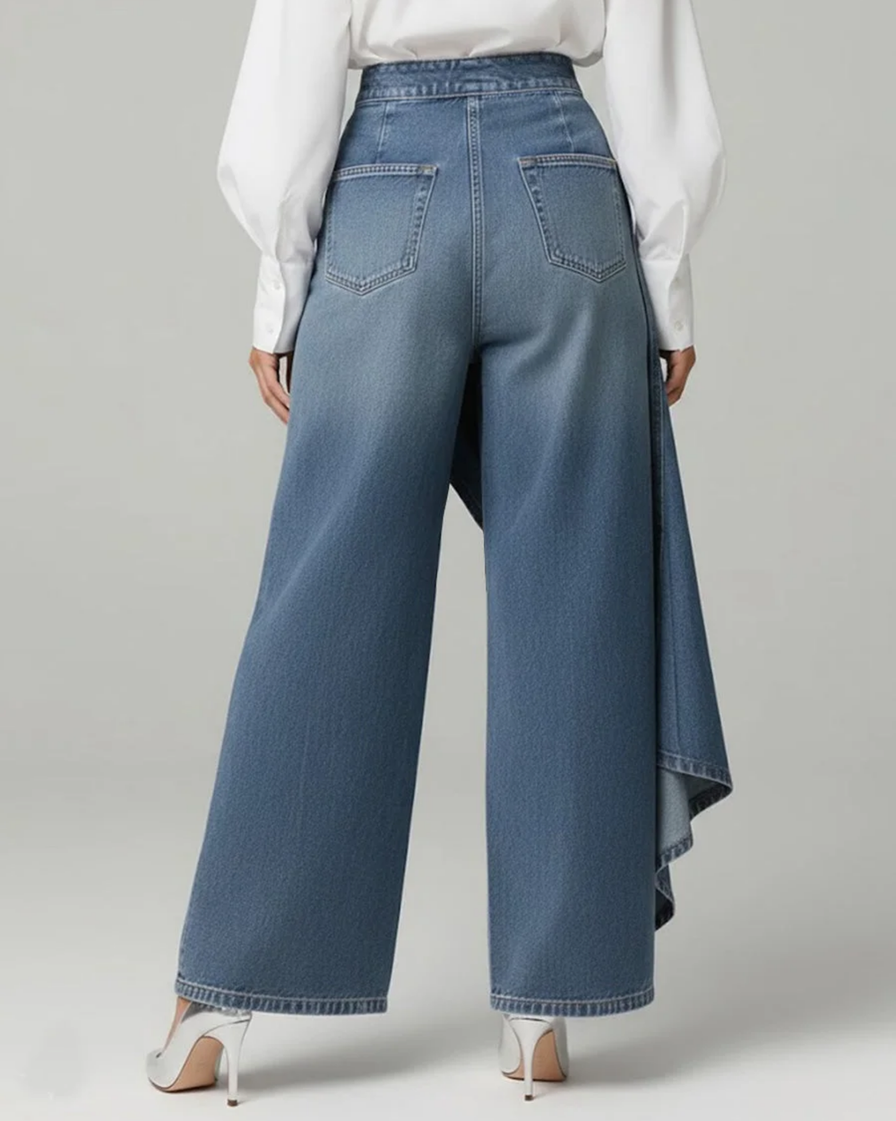 JM CurveFit™ Wrap Denim Pants – Snatched Waist Effect