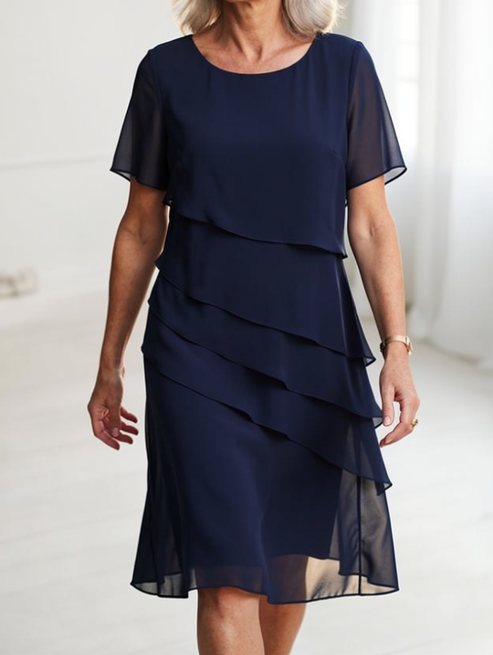 Juliette | Fluid Ruffle Elegance Dress