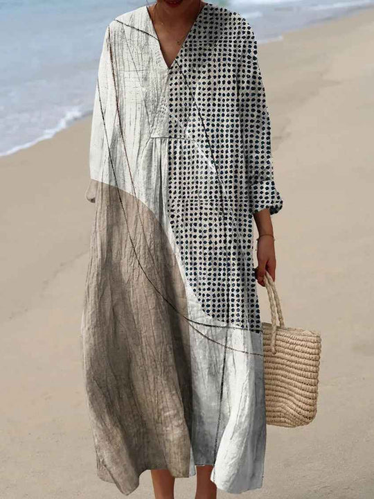 Allison | Printed Vacation Dress