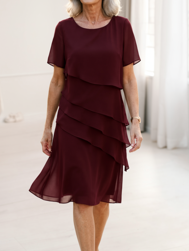 Juliette | Fluid Ruffle Elegance Dress