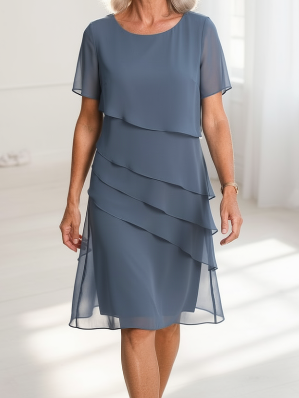 Juliette | Fluid Ruffle Elegance Dress