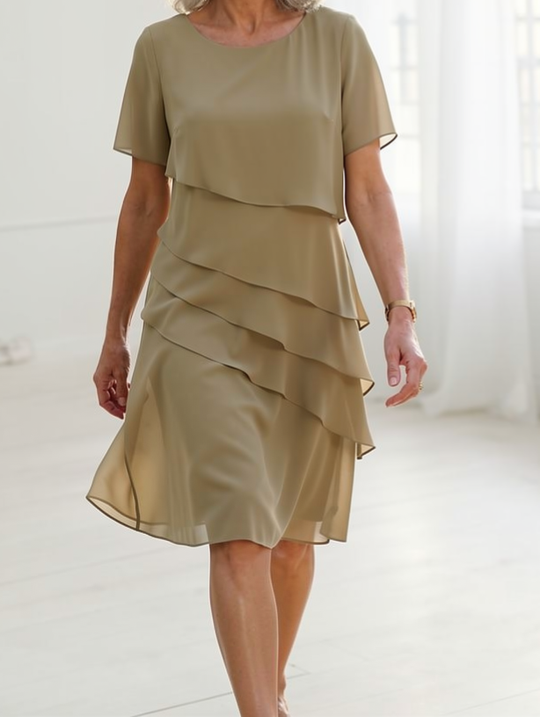 Juliette | Fluid Ruffle Elegance Dress
