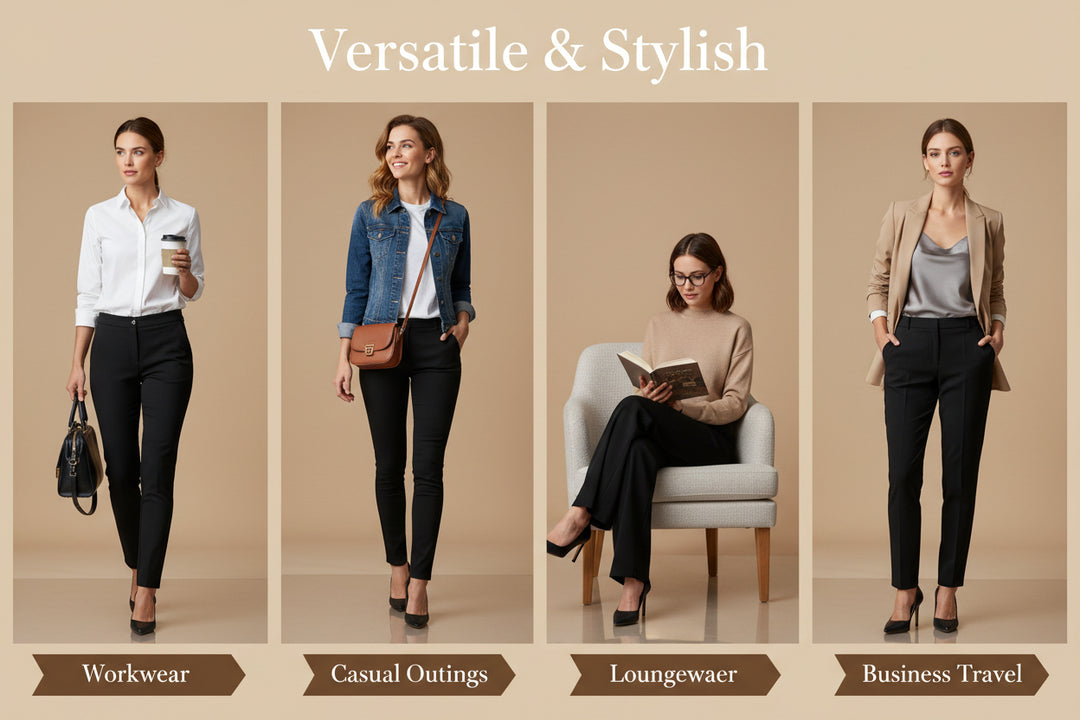 CurveTailor™ High-Waisted Pants – Sculpting Elegant Fit