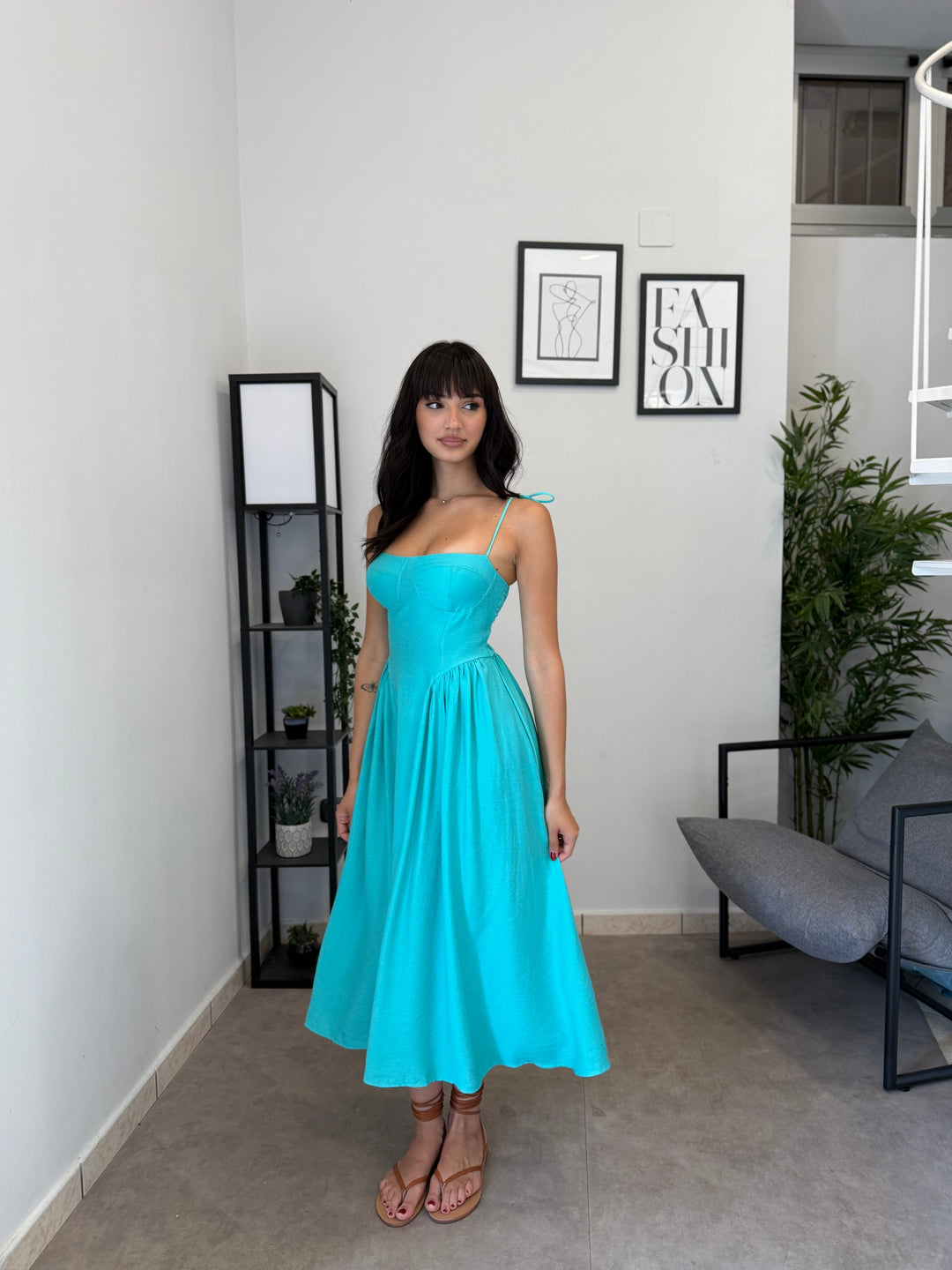 Selena Sculpted Draped Maxi
