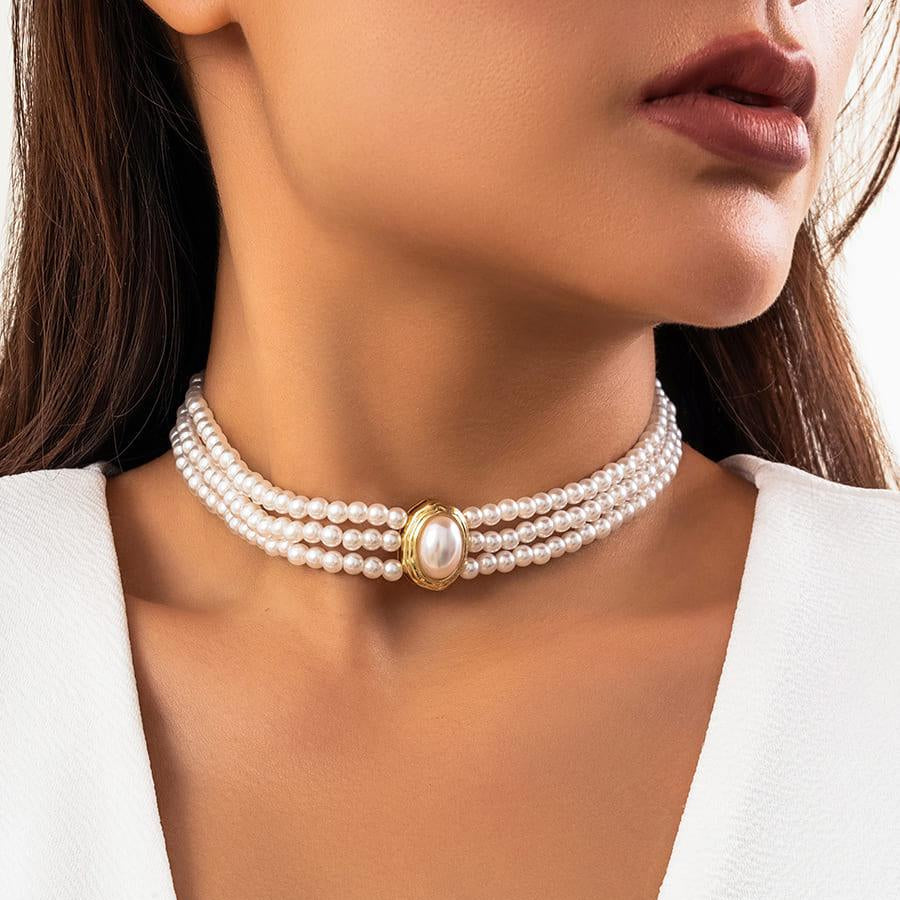 Zyra | Elegant Beaded Necklace