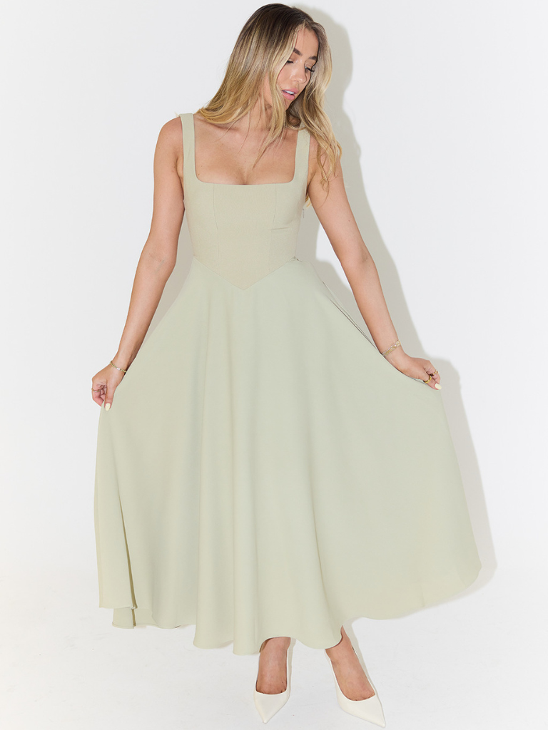 Grace Flow Midi Dress