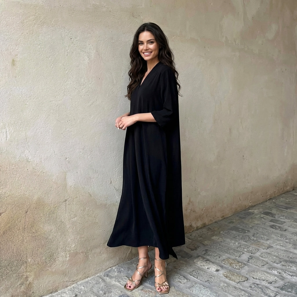 Luna Flow Midi Dress