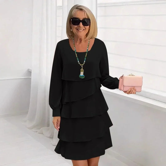 Madeleine | Fluid Ruffle Elegance Dress