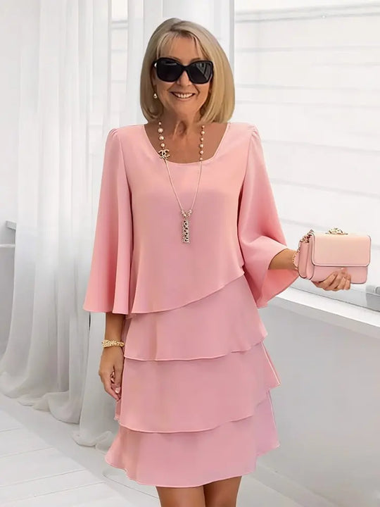 Elise | Fluid Ruffle Elegance Dress