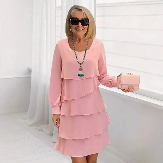 Madeleine | Fluid Ruffle Elegance Dress