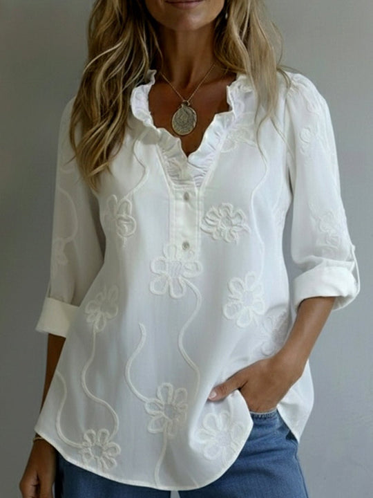 AeroSoft™ Spring Blouse – Lightweight, Elegant &amp; Effortless Fit