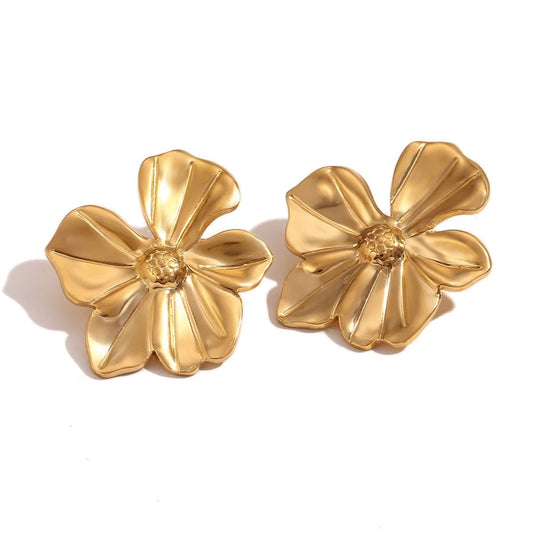 Flower Statement Earrings