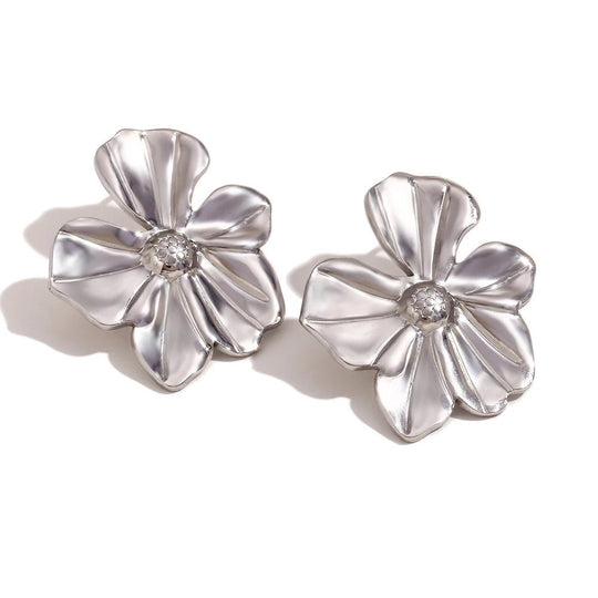 Flower Statement Earrings