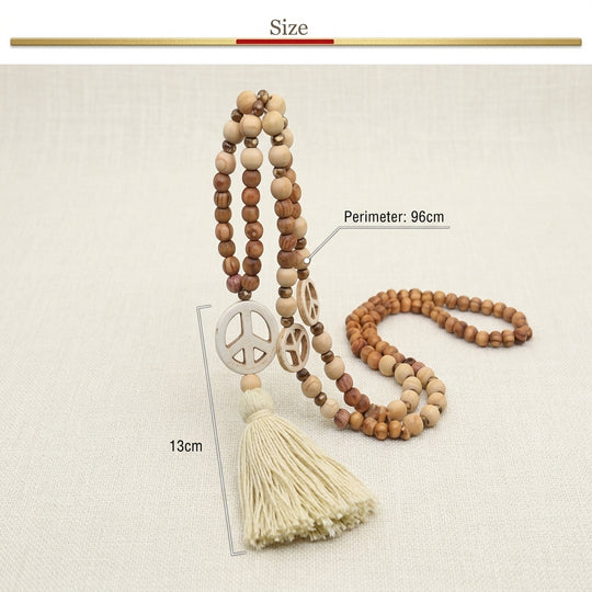 Lunara | Boho Wood Jewelry Set