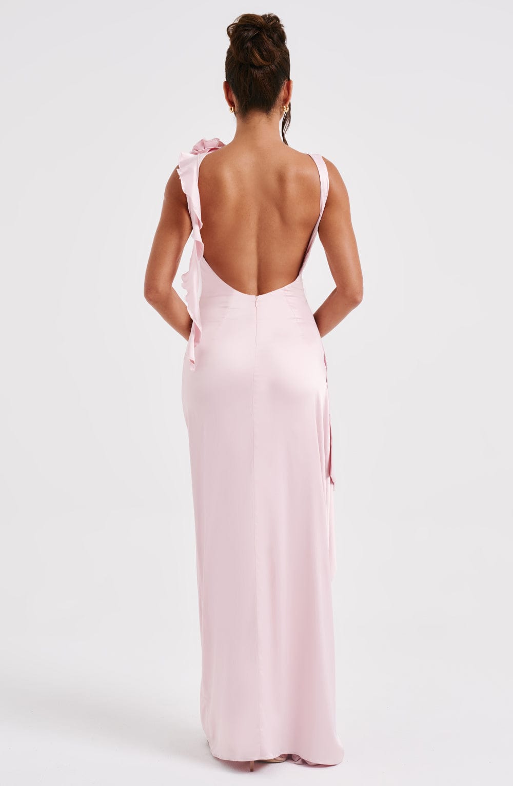 Juliet- Vestido maxi rubor