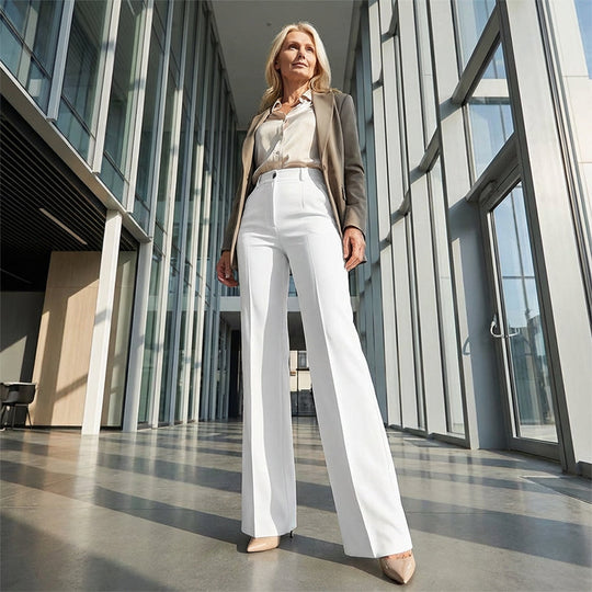 CurveTailor™ High-Waisted Pants – Sculpting Elegant Fit