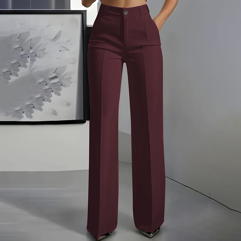 CurveTailor™ High-Waisted Pants – Sculpting Elegant Fit