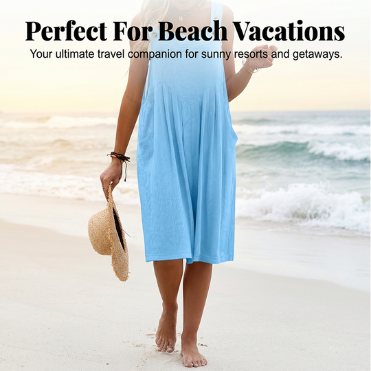 🌸 LIMITED TIME Special Price:💲29.90 ✨Sleeveless Wide-Leg Jumpsuit For Summer Breezes