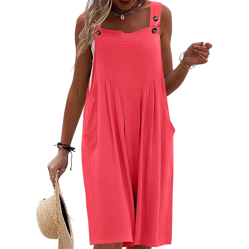 🌸 LIMITED TIME Special Price:💲29.90 ✨Sleeveless Wide-Leg Jumpsuit For Summer Breezes